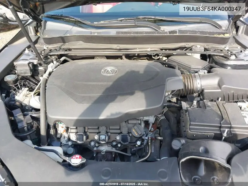 2019 Acura Tlx Tech A-Spec Pkgs VIN: 19UUB3F64KA000347 Lot: 42751919