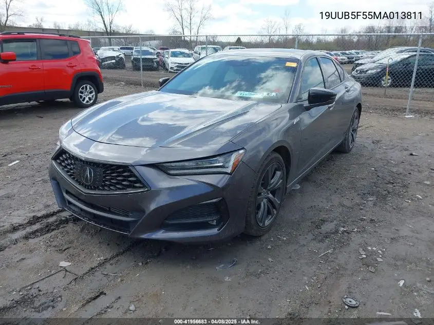 2021 Acura Tlx A-Spec Package VIN: 19UUB5F55MA013811 Lot: 41956683