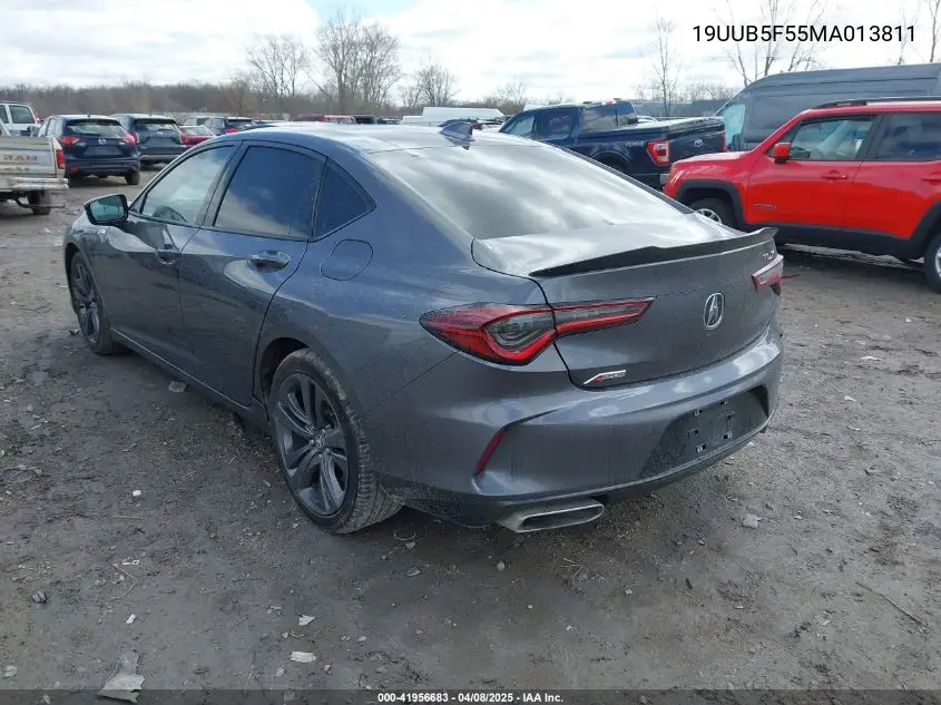 2021 Acura Tlx A-Spec Package VIN: 19UUB5F55MA013811 Lot: 41956683