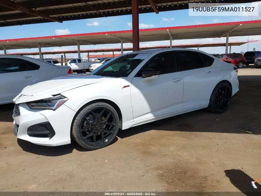 2021 Acura Tlx A-Spec Package VIN: 19UUB5F59MA011527 Lot: 41970121