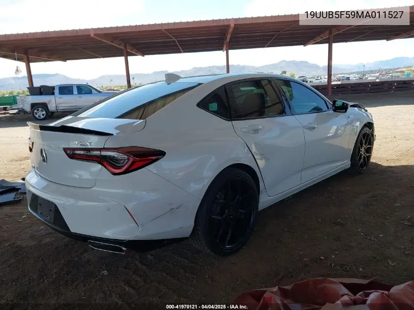 2021 Acura Tlx A-Spec Package VIN: 19UUB5F59MA011527 Lot: 41970121