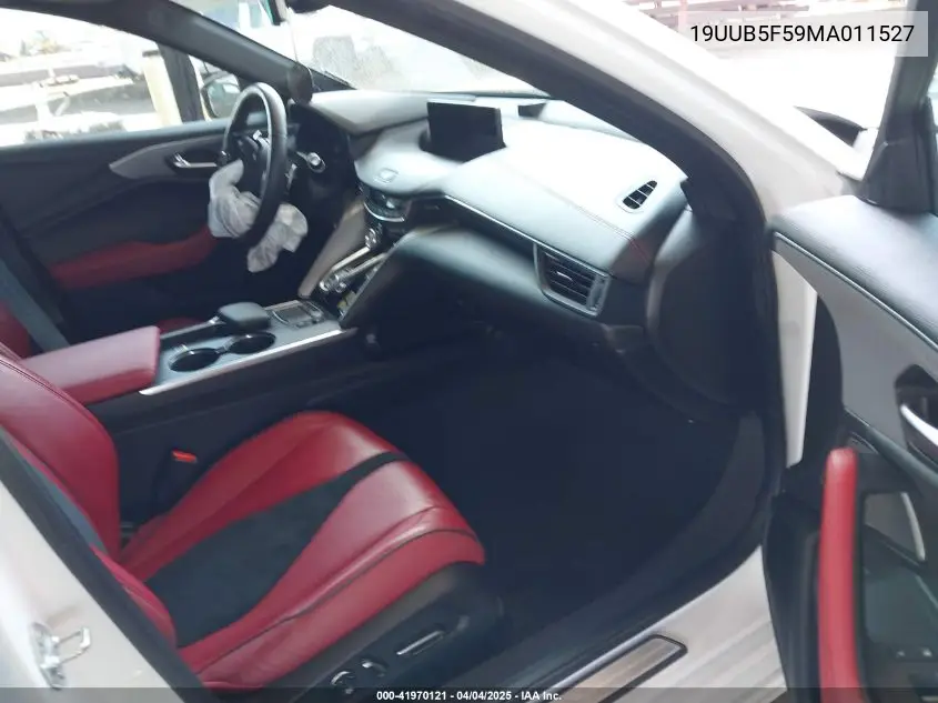 2021 Acura Tlx A-Spec Package VIN: 19UUB5F59MA011527 Lot: 41970121