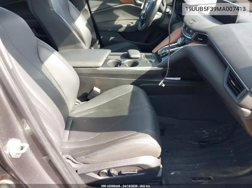 2021 Acura Tlx Standard VIN: 19UUB5F39MA007413 Lot: 42066446
