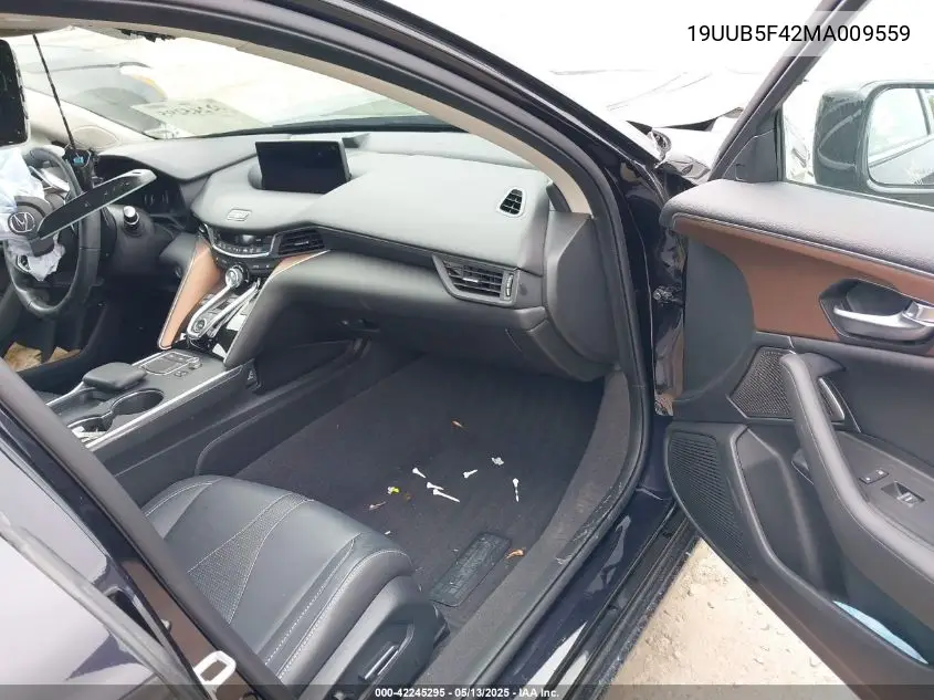 2021 Acura Tlx Technology Package VIN: 19UUB5F42MA009559 Lot: 42245295