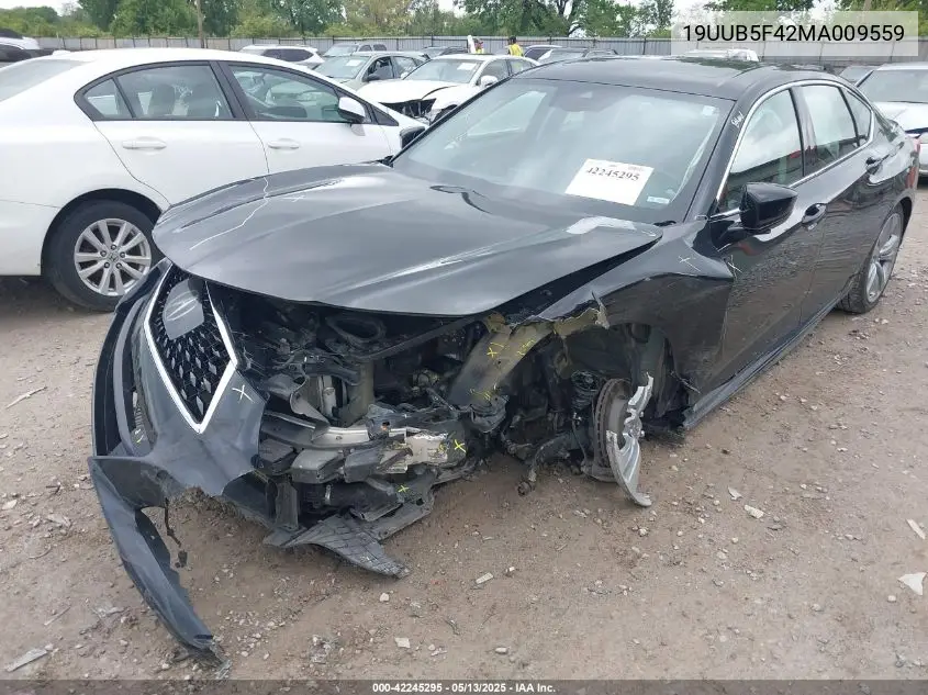 2021 Acura Tlx Technology Package VIN: 19UUB5F42MA009559 Lot: 42245295