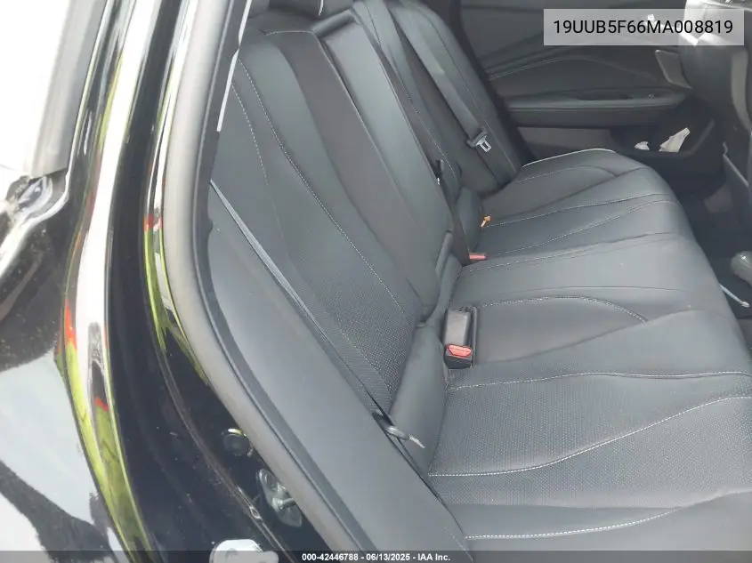 2021 Acura Tlx Advance Package VIN: 19UUB5F66MA008819 Lot: 42446788