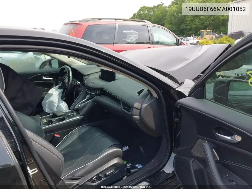 2021 Acura Tlx Advance Package VIN: 19UUB6F66MA001052 Lot: 42490888