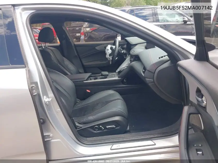 2021 Acura Tlx A-Spec Package VIN: 19UUB5F52MA007142 Lot: 42615968