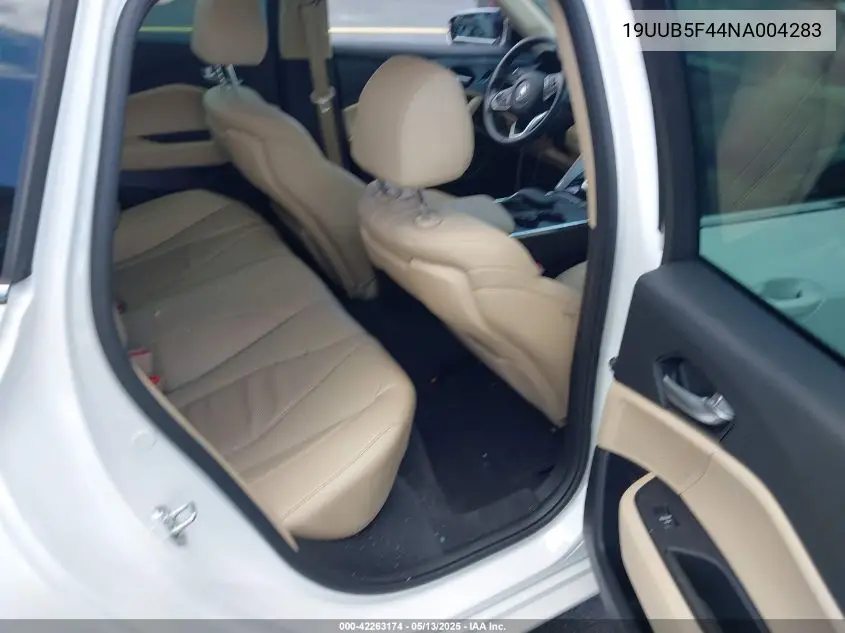 2022 Acura Tlx Technology Package VIN: 19UUB5F44NA004283 Lot: 42263174