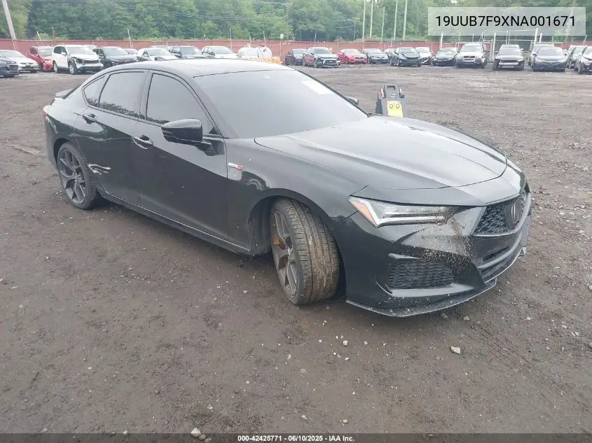 2022 Acura Tlx Type S - Hp Wheel And Tire VIN: 19UUB7F9XNA001671 Lot: 42425771
