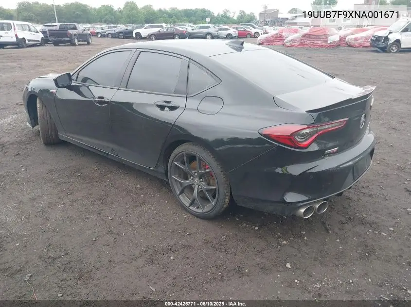 2022 Acura Tlx Type S - Hp Wheel And Tire VIN: 19UUB7F9XNA001671 Lot: 42425771
