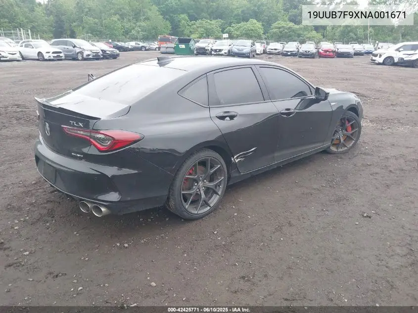 2022 Acura Tlx Type S - Hp Wheel And Tire VIN: 19UUB7F9XNA001671 Lot: 42425771