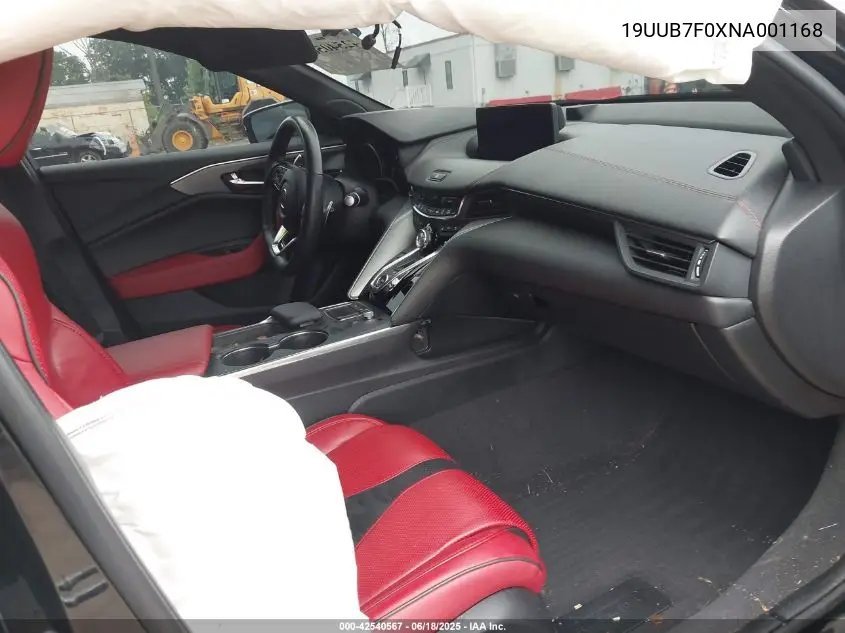 2022 Acura Tlx Type S VIN: 19UUB7F0XNA001168 Lot: 42540567