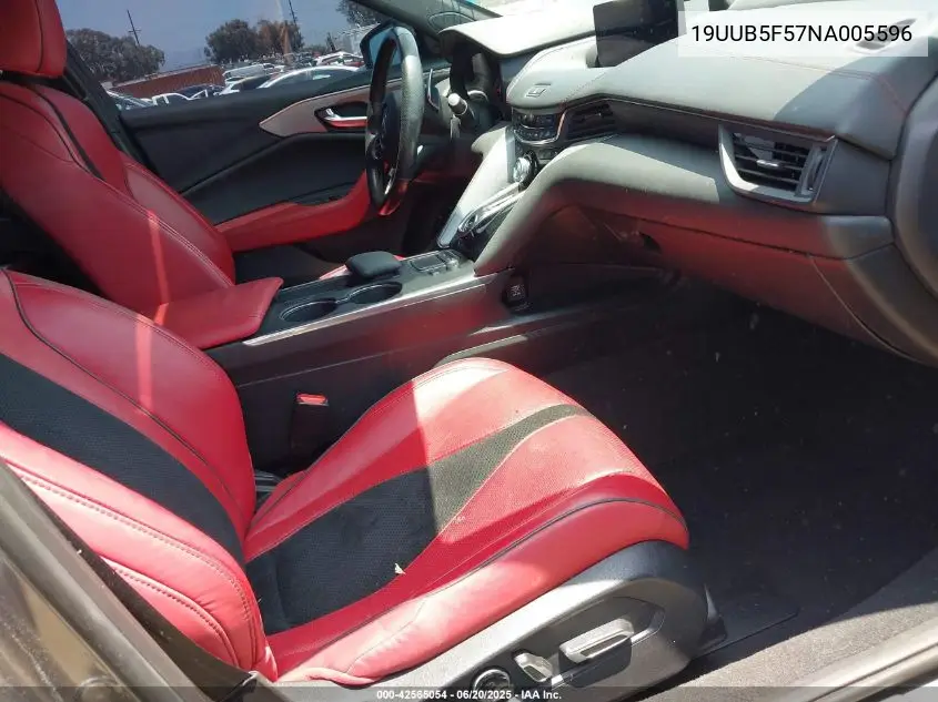 2022 Acura Tlx A-Spec Package VIN: 19UUB5F57NA005596 Lot: 42565054