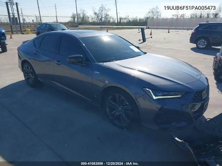 2023 Acura Tlx A-Spec Package VIN: 19UUB6F51PA005473 Lot: 41083559