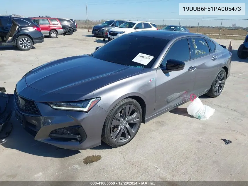 2023 Acura Tlx A-Spec Package VIN: 19UUB6F51PA005473 Lot: 41083559