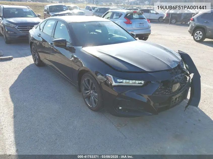 2023 Acura Tlx A-Spec Package VIN: 19UUB6F51PA001441 Lot: 41753371