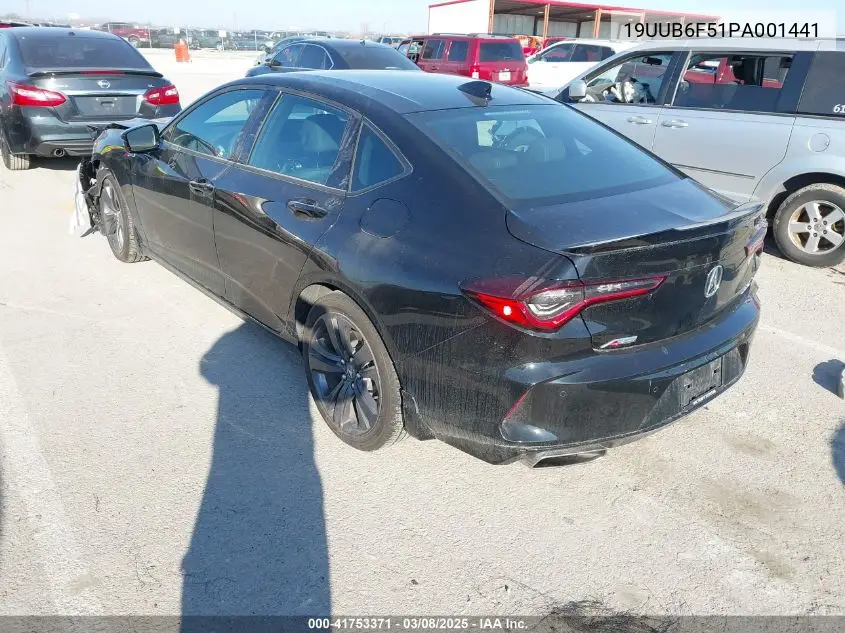 2023 Acura Tlx A-Spec Package VIN: 19UUB6F51PA001441 Lot: 41753371