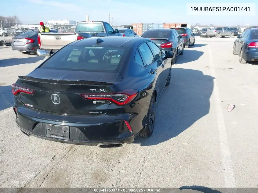 2023 Acura Tlx A-Spec Package VIN: 19UUB6F51PA001441 Lot: 41753371
