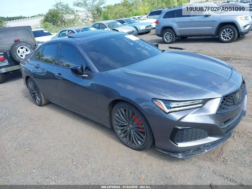 2023 Acura Tlx Type S/Type S Pmc Edition VIN: 19UUB7F02PA001099 Lot: 42799244