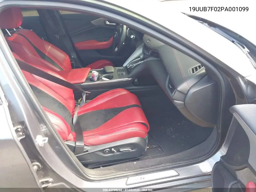 2023 Acura Tlx Type S/Type S Pmc Edition VIN: 19UUB7F02PA001099 Lot: 42799244