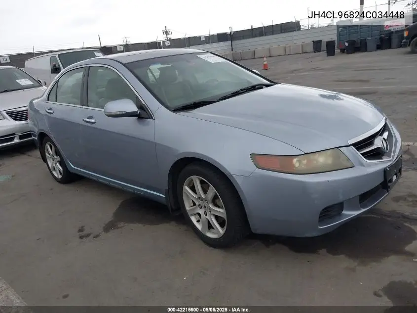 2004 Acura Tsx VIN: JH4CL96824C034448 Lot: 42215600