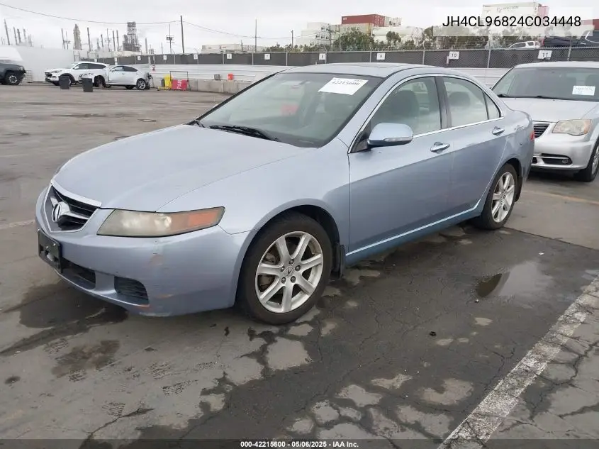 2004 Acura Tsx VIN: JH4CL96824C034448 Lot: 42215600