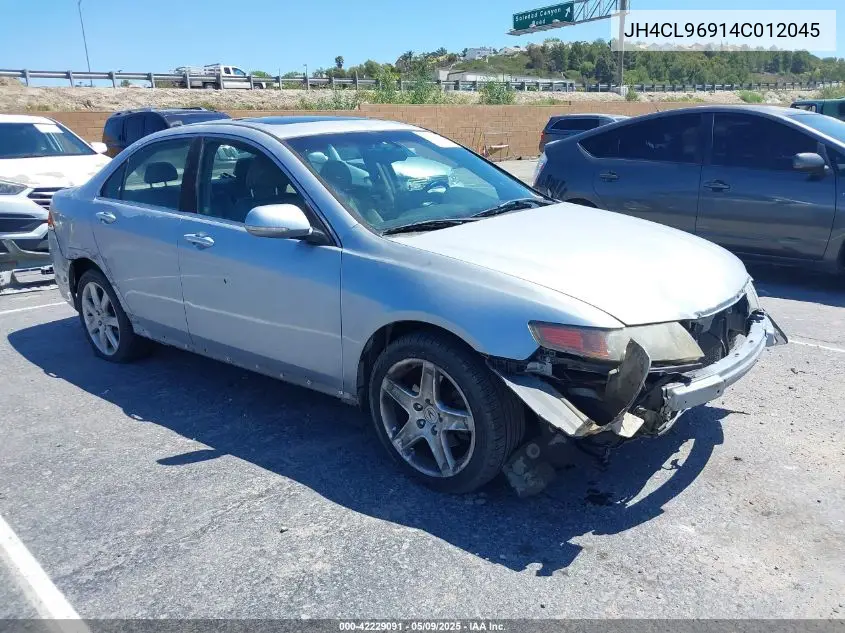 2004 Acura Tsx VIN: JH4CL96914C012045 Lot: 42229091
