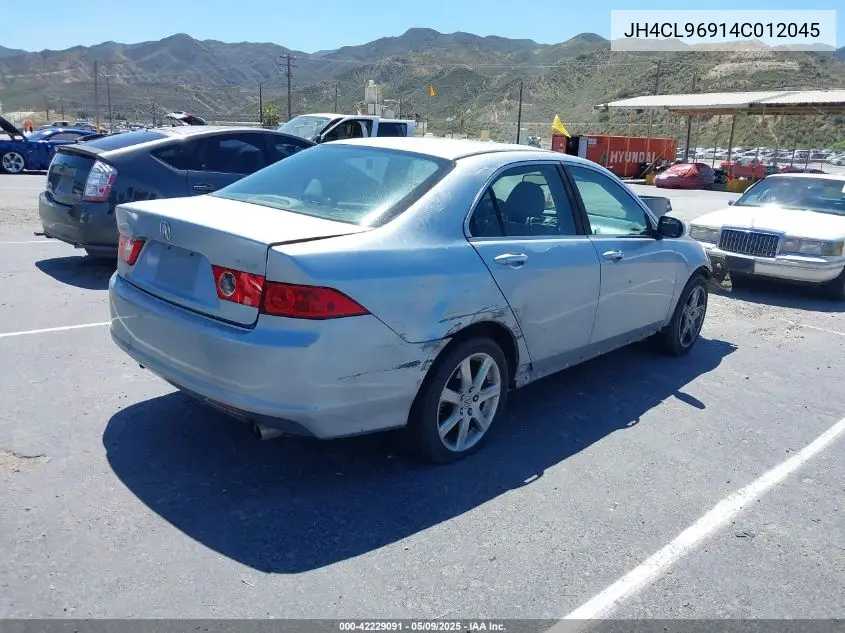 2004 Acura Tsx VIN: JH4CL96914C012045 Lot: 42229091