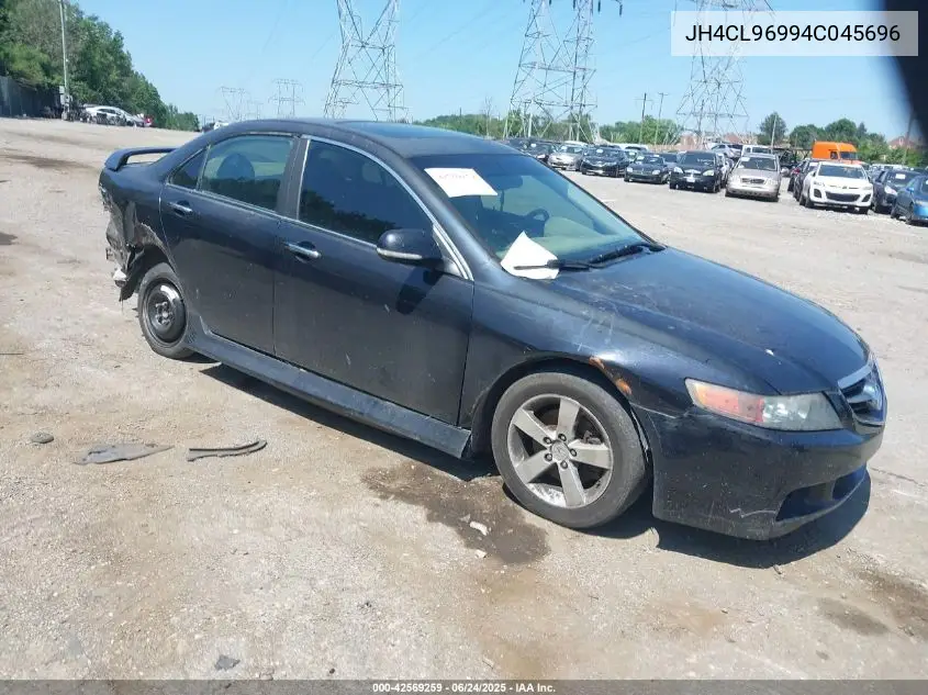 2004 Acura Tsx VIN: JH4CL96994C045696 Lot: 42569259