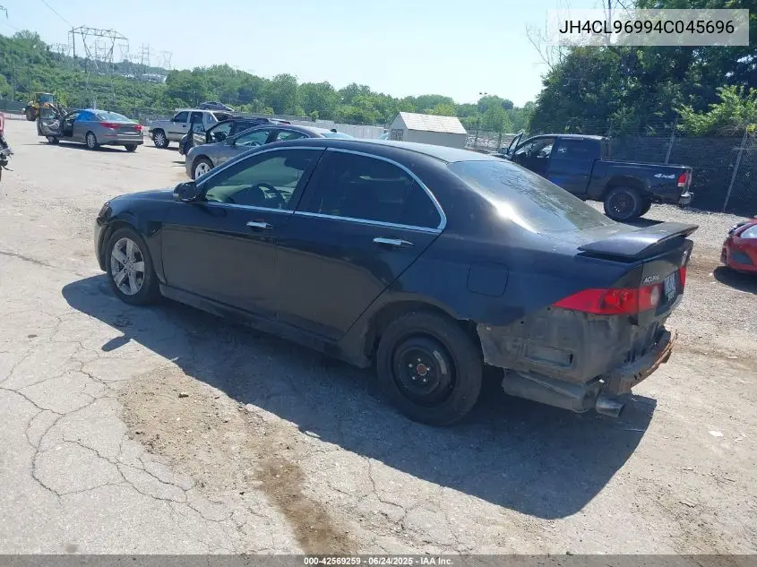 2004 Acura Tsx VIN: JH4CL96994C045696 Lot: 42569259