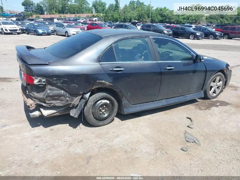 2004 Acura Tsx VIN: JH4CL96994C045696 Lot: 42569259