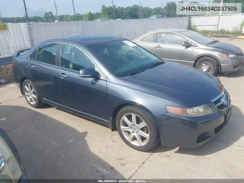 2004 Acura Tsx VIN: JH4CL96834C037505 Lot: 42580470