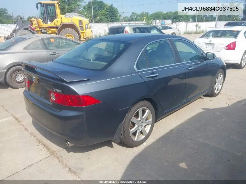 2004 Acura Tsx VIN: JH4CL96834C037505 Lot: 42580470