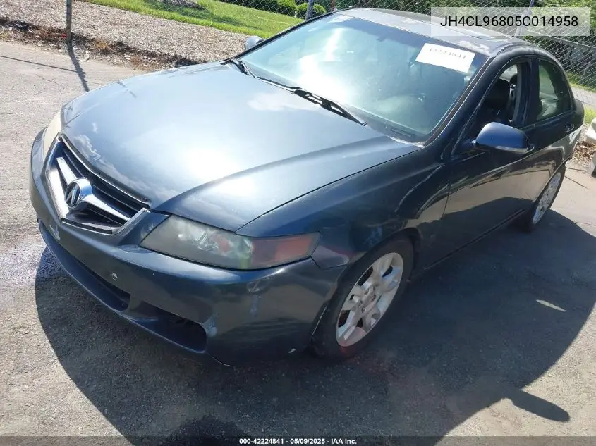 2005 Acura Tsx VIN: JH4CL96805C014958 Lot: 42224841