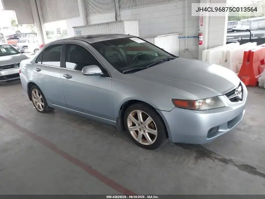 2005 Acura Tsx VIN: JH4CL96875C013564 Lot: 42629238
