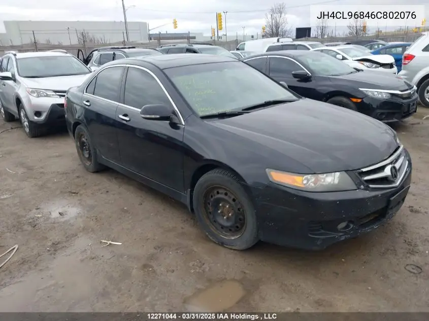 2006 Acura Tsx VIN: JH4CL96846C802076 Lot: 12271044