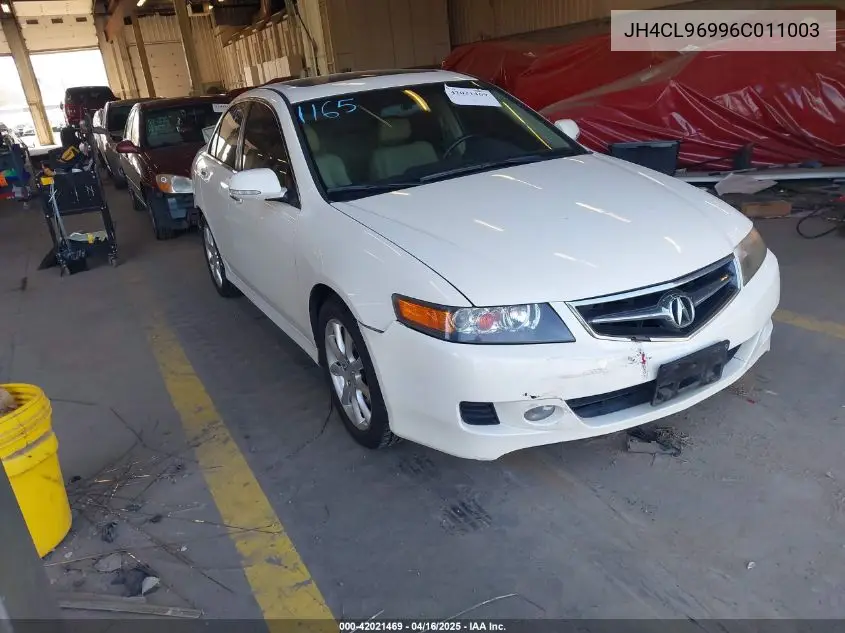 2006 Acura Tsx VIN: JH4CL96996C011003 Lot: 42021469