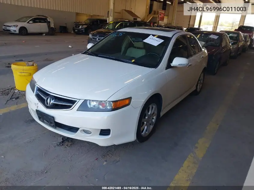 2006 Acura Tsx VIN: JH4CL96996C011003 Lot: 42021469