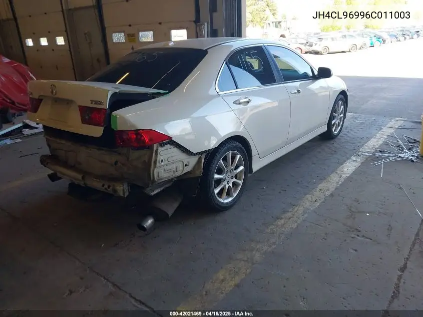 2006 Acura Tsx VIN: JH4CL96996C011003 Lot: 42021469