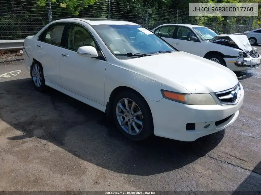 2006 Acura Tsx VIN: JH4CL96836C017760 Lot: 42182712