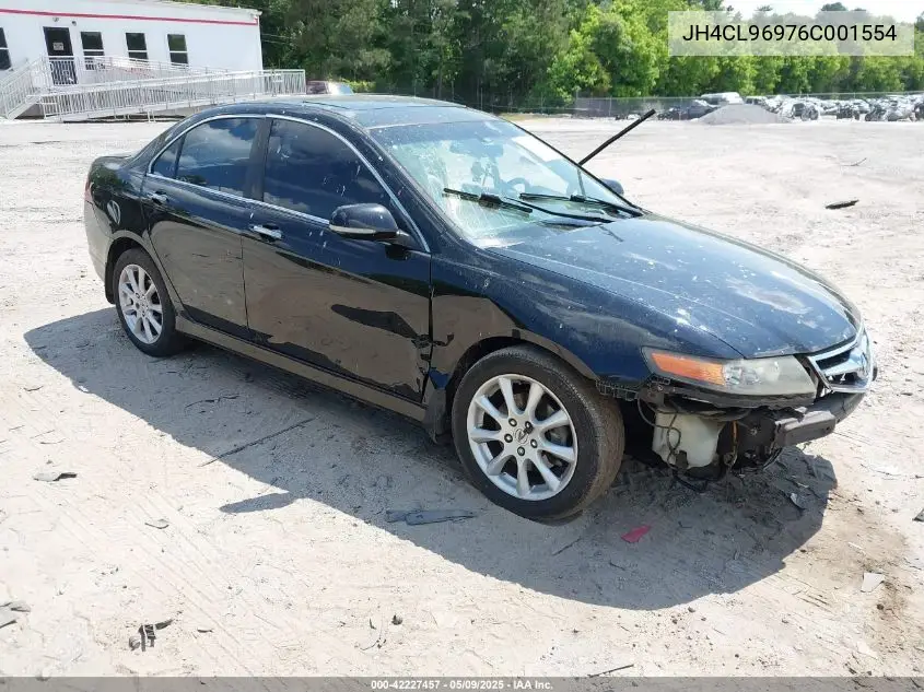 2006 Acura Tsx VIN: JH4CL96976C001554 Lot: 42227457