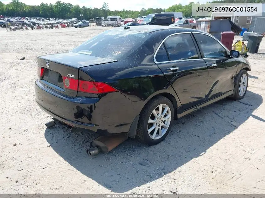 2006 Acura Tsx VIN: JH4CL96976C001554 Lot: 42227457