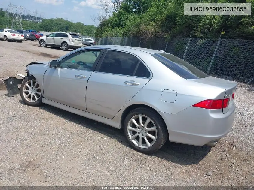 2006 Acura Tsx VIN: JH4CL96906C032855 Lot: 42551925