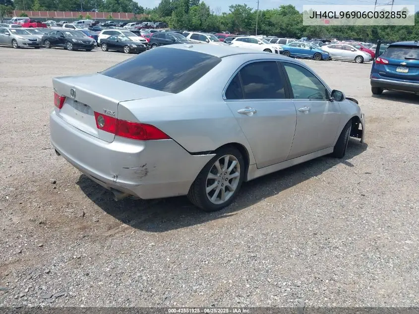 2006 Acura Tsx VIN: JH4CL96906C032855 Lot: 42551925