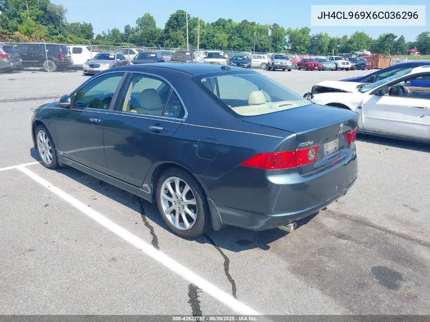 2006 Acura Tsx VIN: JH4CL969X6C036296 Lot: 42622787