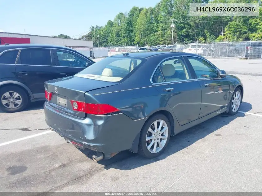 2006 Acura Tsx VIN: JH4CL969X6C036296 Lot: 42622787