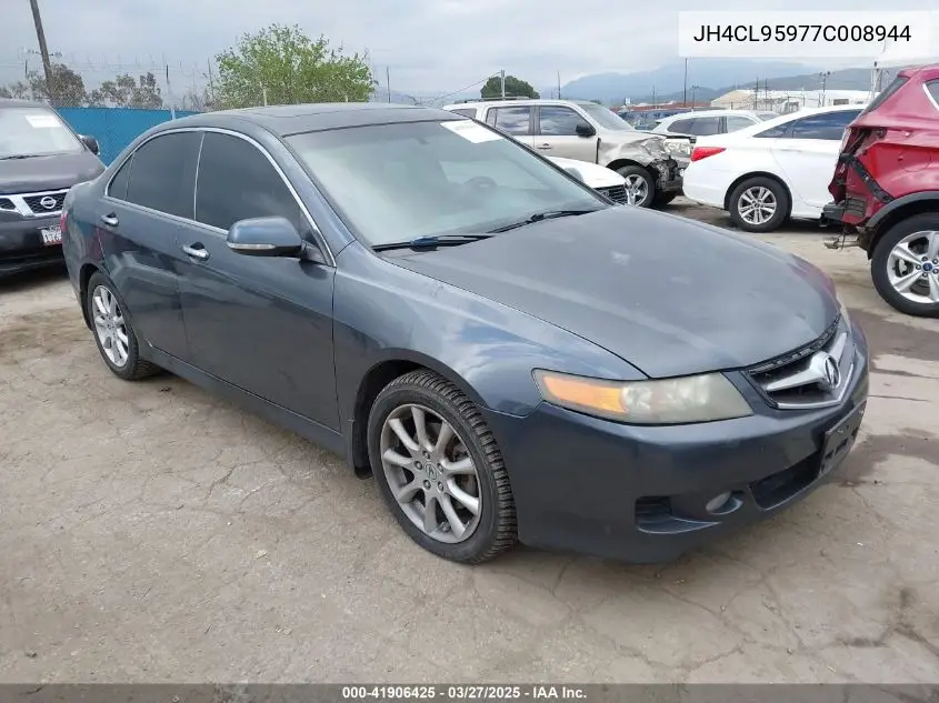 2007 Acura Tsx VIN: JH4CL95977C008944 Lot: 41906425