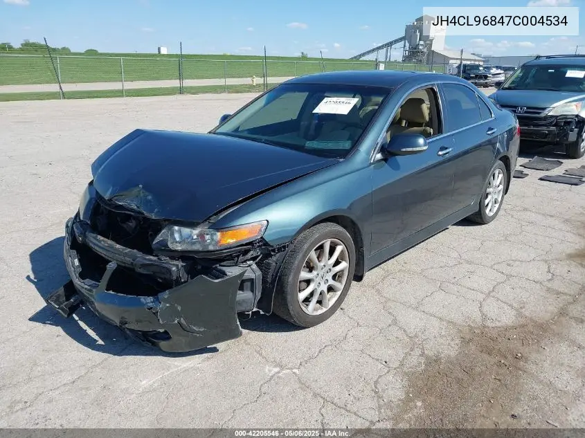 2007 Acura Tsx VIN: JH4CL96847C004534 Lot: 42205546