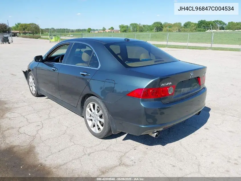 2007 Acura Tsx VIN: JH4CL96847C004534 Lot: 42205546